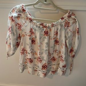 Minkpink size small on or off the shoulder top
